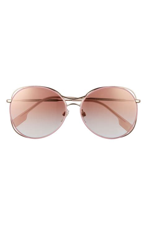 burberry 60mm gradient round sunglasses|Burberry Sunglasses for Women .